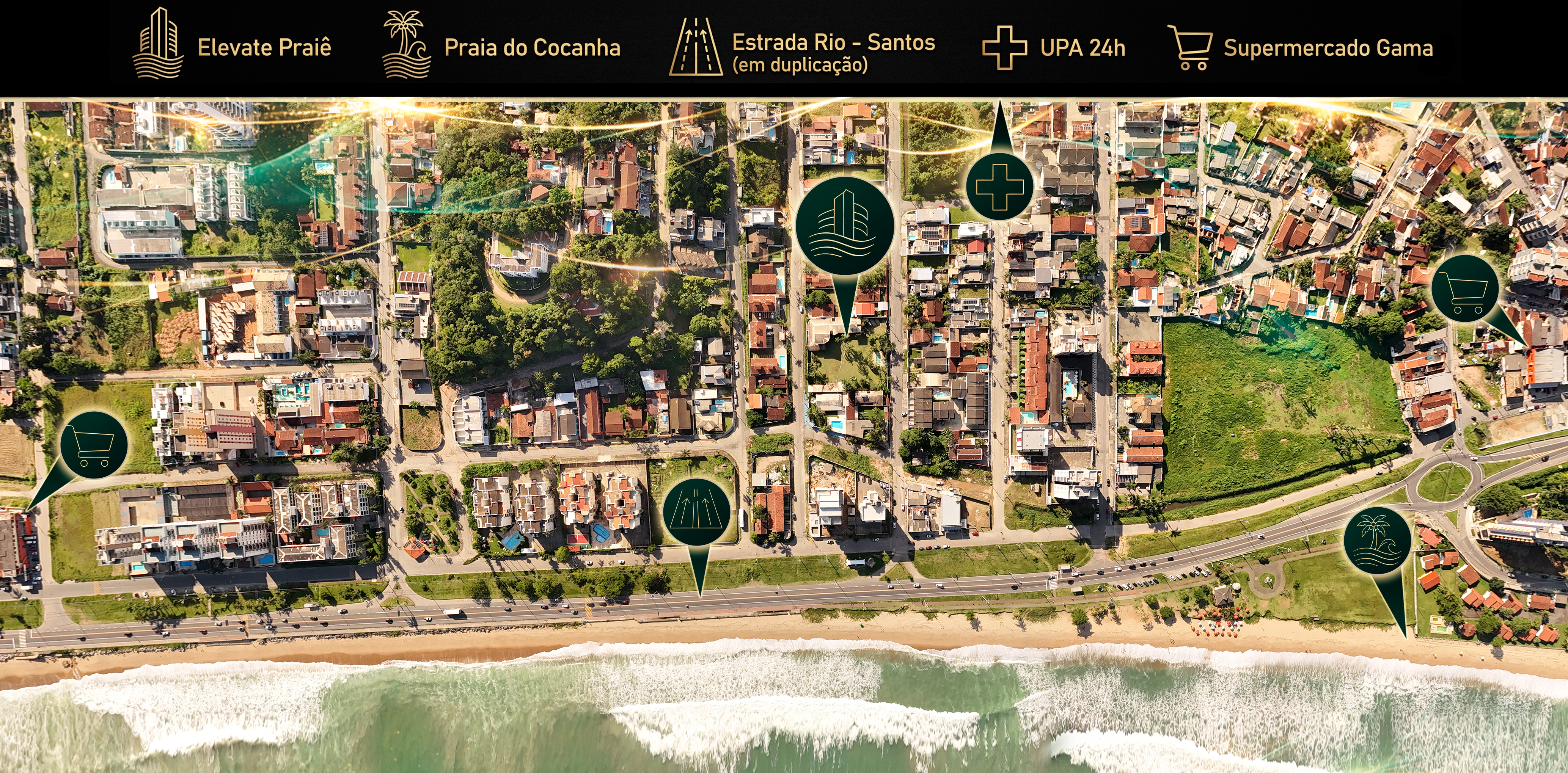 Mapa de Localização Elevate Praiê